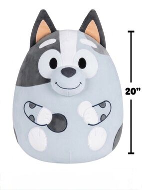Muffin Squishmallow Bluey Collection - Jumbo 20” - NWOT HTF